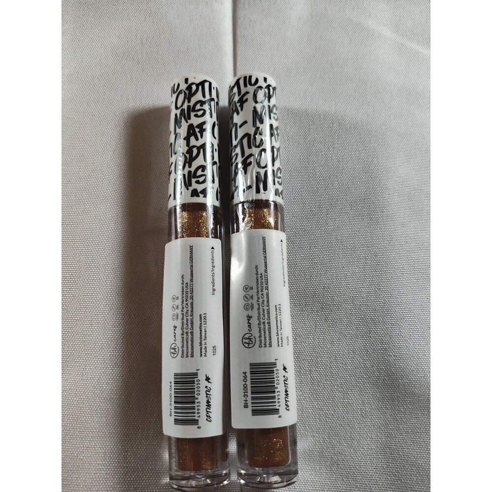 BH Cosmetics Say It Shimmer Gloss Optimistic Af Set Of 2 new in a box 0.7 Fl Oz